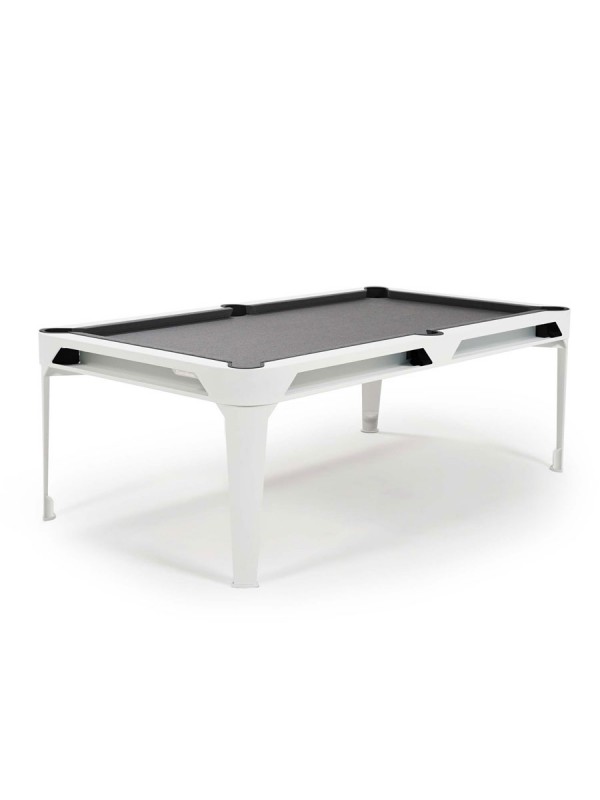 Cornilleau Hyphen biljard miza – bela z light grey podlogo