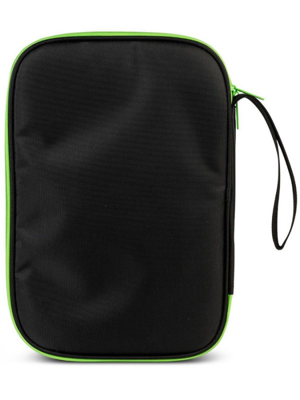 Ovitek za namizno teniški lopar GEWO Double cover Stripes Lime