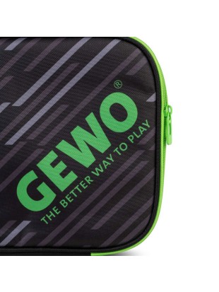 Ovitek za namizno teniški lopar GEWO Single cover Stripes Lime