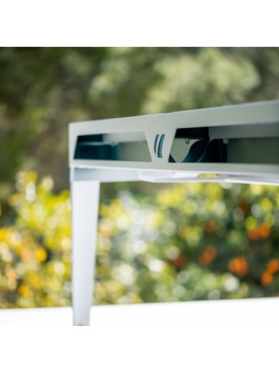 Cornilleau Hyphen biljard miza – bela z dark grey podlogo